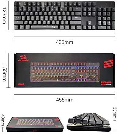 کیبورد مکانیکال RedDragon K208 - Image 6