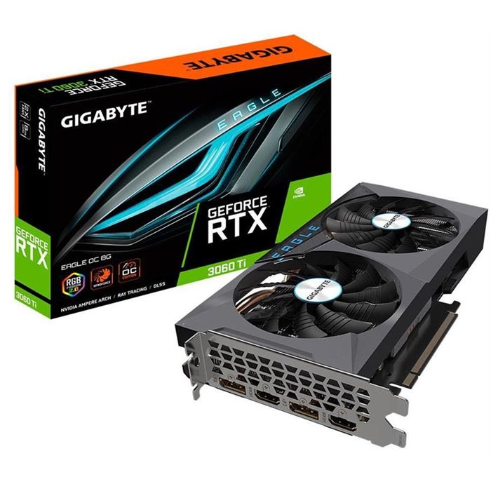 کارت گرافیک گیگابایت RTX 3060 Ti EAGLE OC 8G
