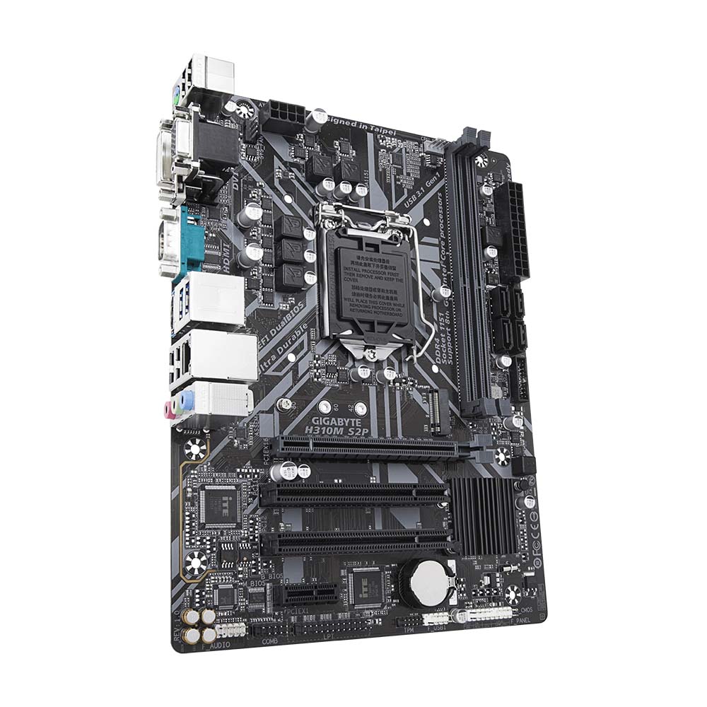 باندل مادربرد گیگابایت GIGABYTE H310M S2P 2.0 و پردازنده Intel Core i5 9400F : - Image 5