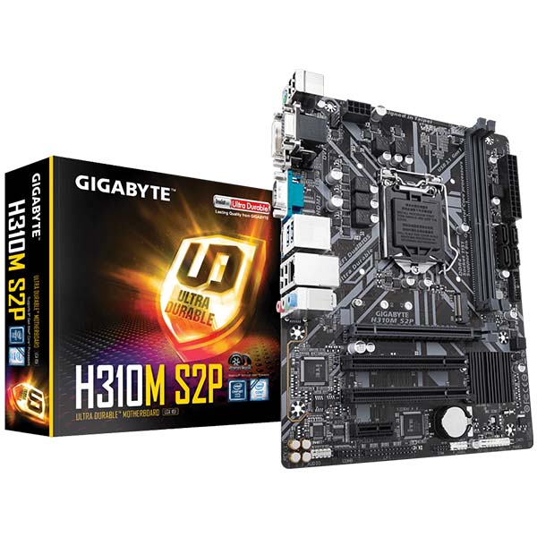 باندل مادربرد گیگابایت GIGABYTE H310M S2P 2.0 و پردازنده Intel Core i5 9400F : - Image 2