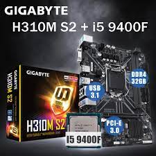 باندل مادربرد گیگابایت GIGABYTE H310M S2P 2.0 و پردازنده Intel Core i5 9400F :