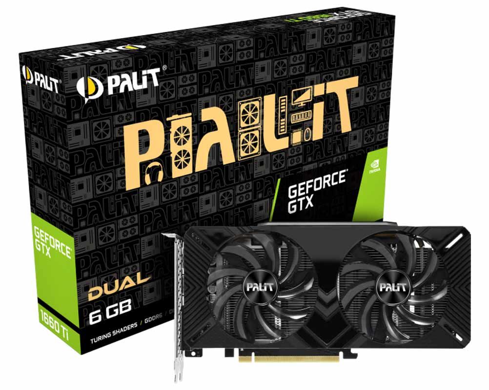 کارت گرافیک پالیت مدل PALIT GTX 1660 TI 6G DUAL 6GB GDDR6